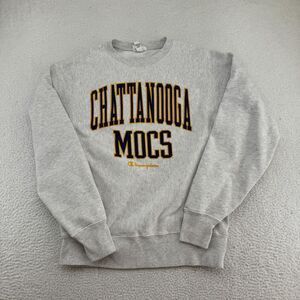 Champion Reverse Weave Chattanooga Mocs Sweatshirt Mens Small Gray Crewneck